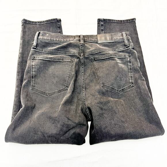 Madewell Classic Straight Jean Charcoal Black Denim Jeans Size 29 - Picture 5 of 9